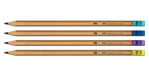 Faber-Castell Natural Silgili Kurşun Kalem
