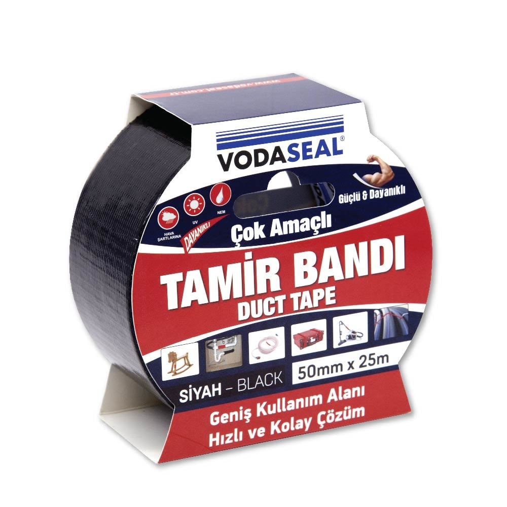 Vodaseal Tamir Bandı 50mmx25mt Siyah