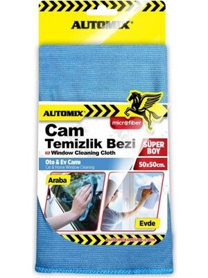 Automix Cam Temizlik Bezi 50x50cm