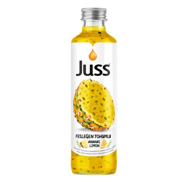 Juss Fesleğen Tohumlu Ananas&Limon İçecek 250ml