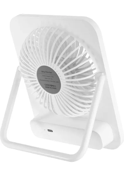 Everest EFN-601 Masaüstü Metal Beyaz Usb Fan