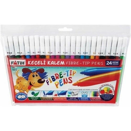 Fatih Keçeli Kalem 34050 24 Renk