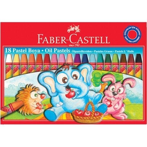 Faber-Castell Karton Kutu Pastel Boya 18 Renk