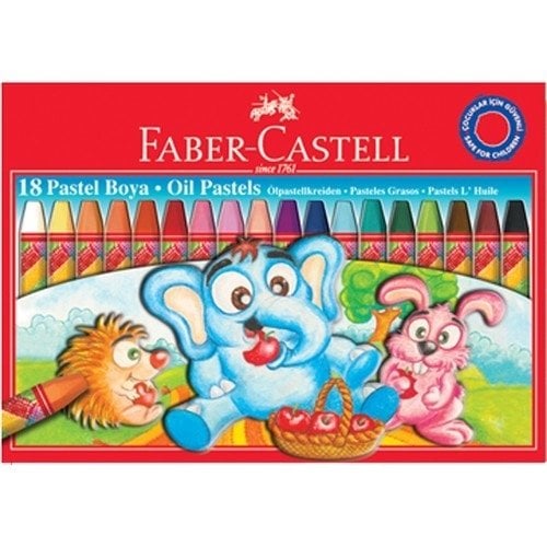 Faber-Castell Karton Kutu Pastel Boya 18 Renk