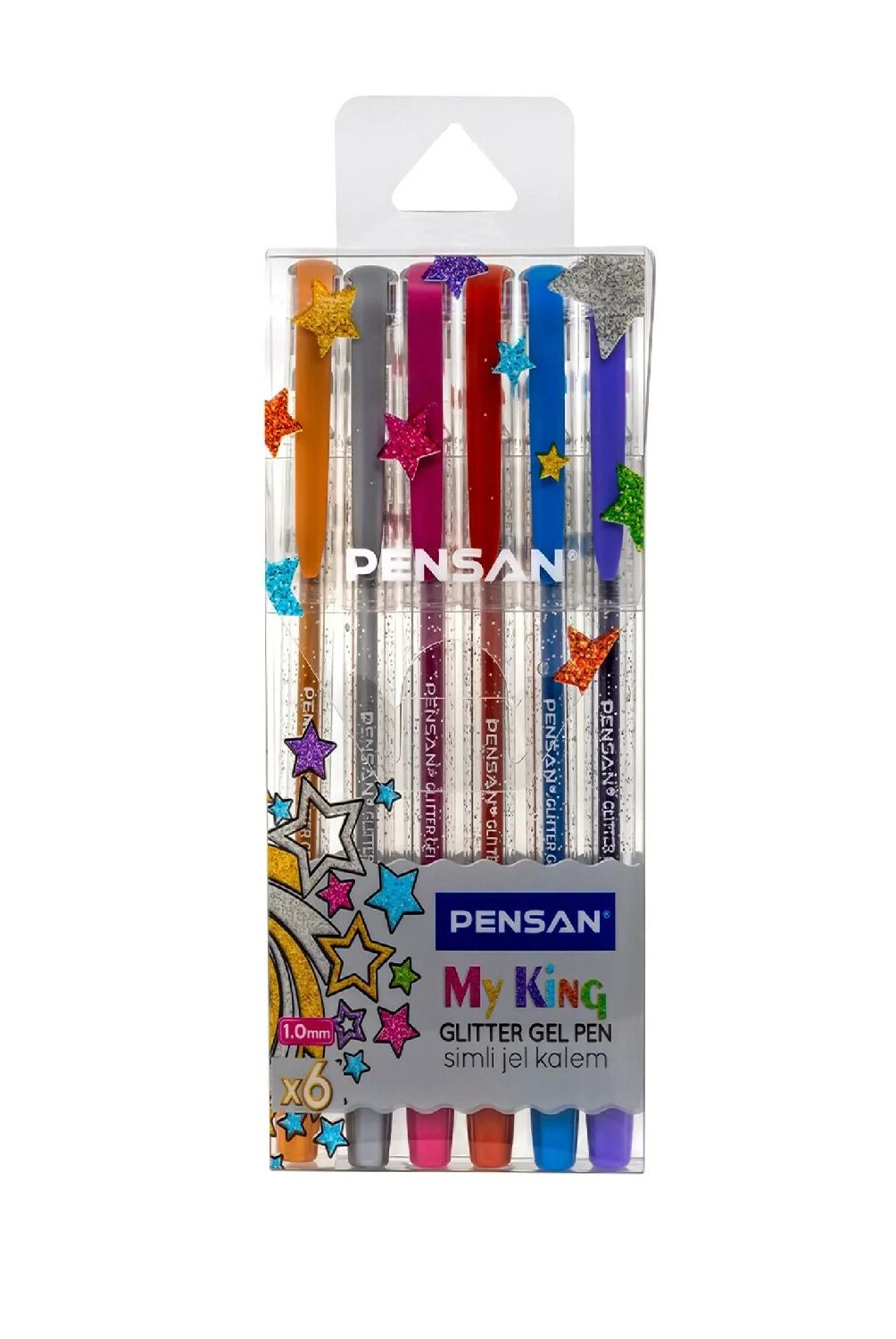 Pensan My-King Jel Kalem 6402 Simli 6lı