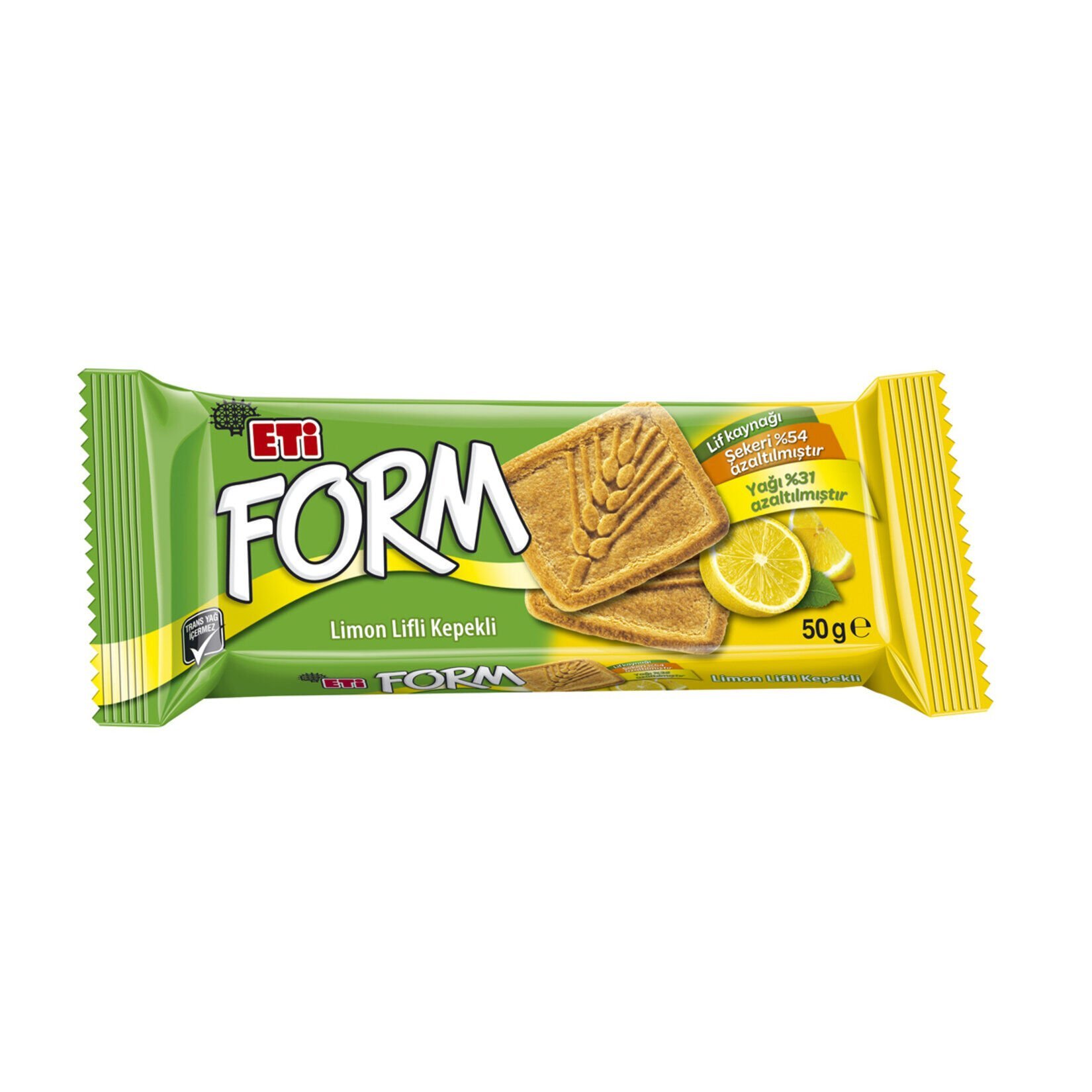 Eti Form Limon Lifli Kepekli Bisküvi 50g