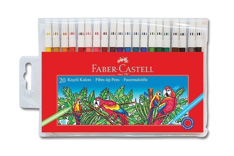 Faber-Castell Keçeli Kalem 20 Renk