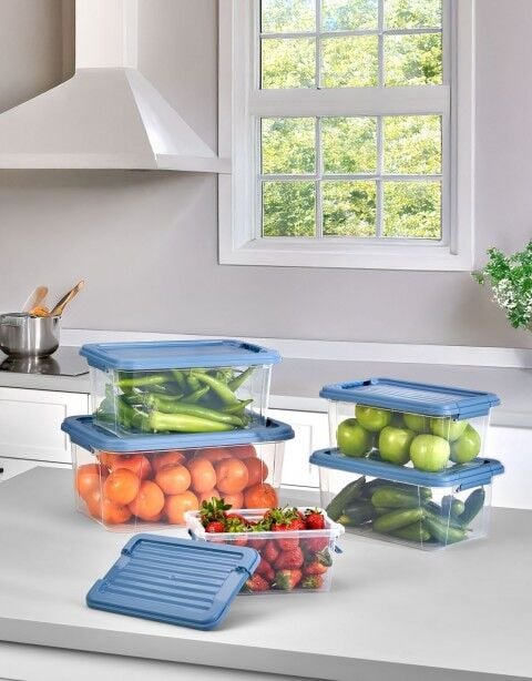 Moi Plastik Dikdörtgen Saklama Kabı 10 Litre