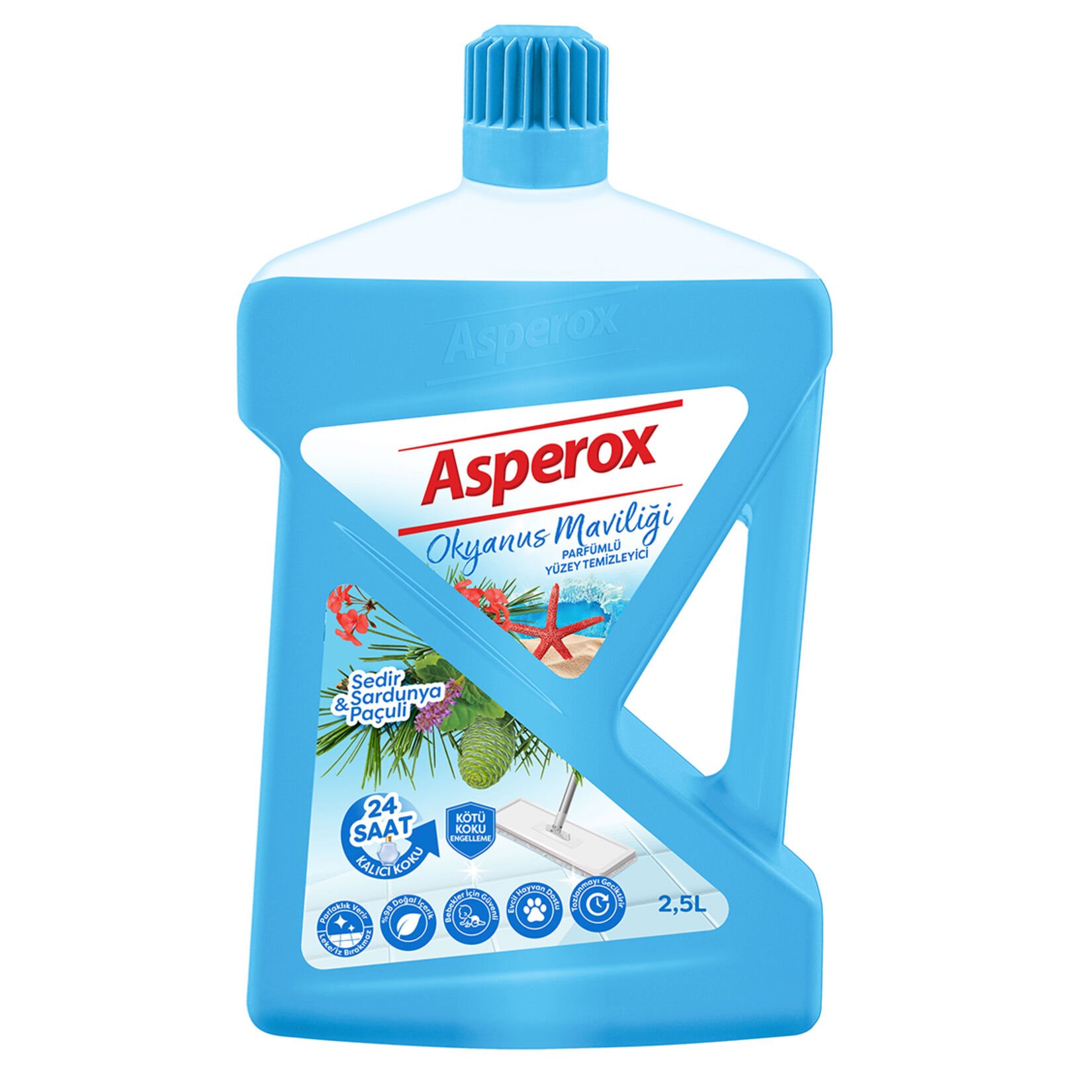 Asperox Yüzey Temizleyici Okyanus Maviliği 2.5kg