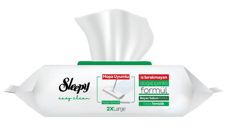 Sleepy Yüzey Temizlik Havlusu Mop Uyumlu 80 li