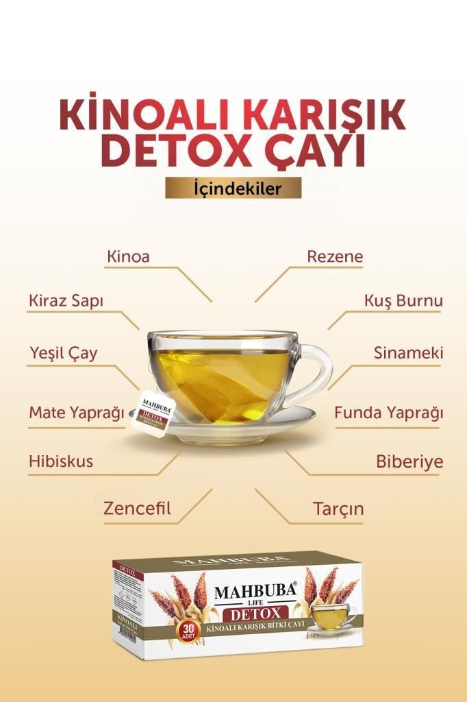 Mahbuba Kinoalı Detox Çayı 60gr
