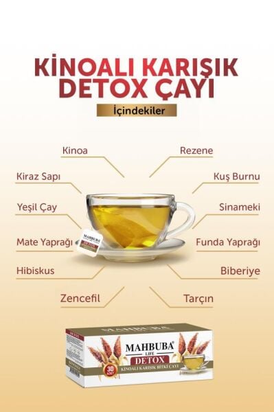 Mahbuba Kinoalı Detox Çayı 60gr