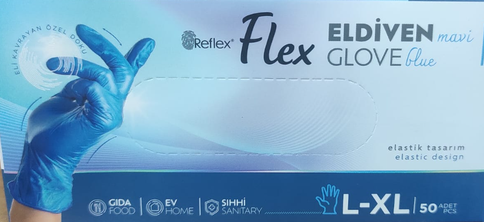 Flex Latex Eldiven L-XL 50 li