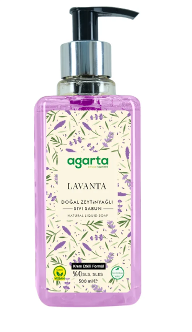 Agarta Doğal Sıvı Sabun Lavanta 500 ml