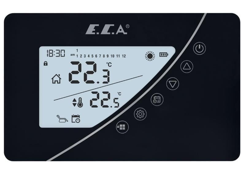 ECA Poly Touch Kablosuz Oda Termostatı On/Off 400B