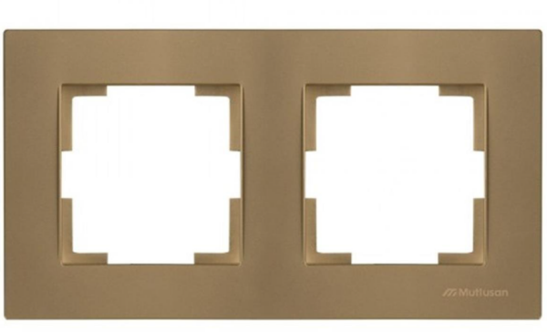 Mutlusan Rita Antik Altın 2 li Çerçeve
