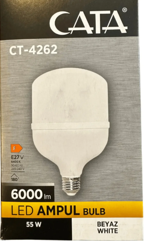 Cata CT-4262B Touch Beyaz Led Ampül 55w 6400K