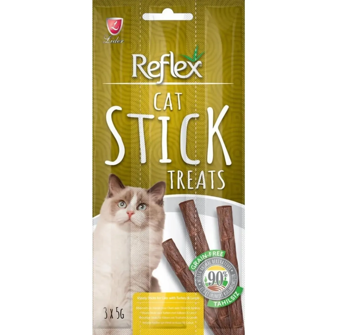Reflex Kedi Ödül Çubuğu Hindi&Kuzu 3x5gr