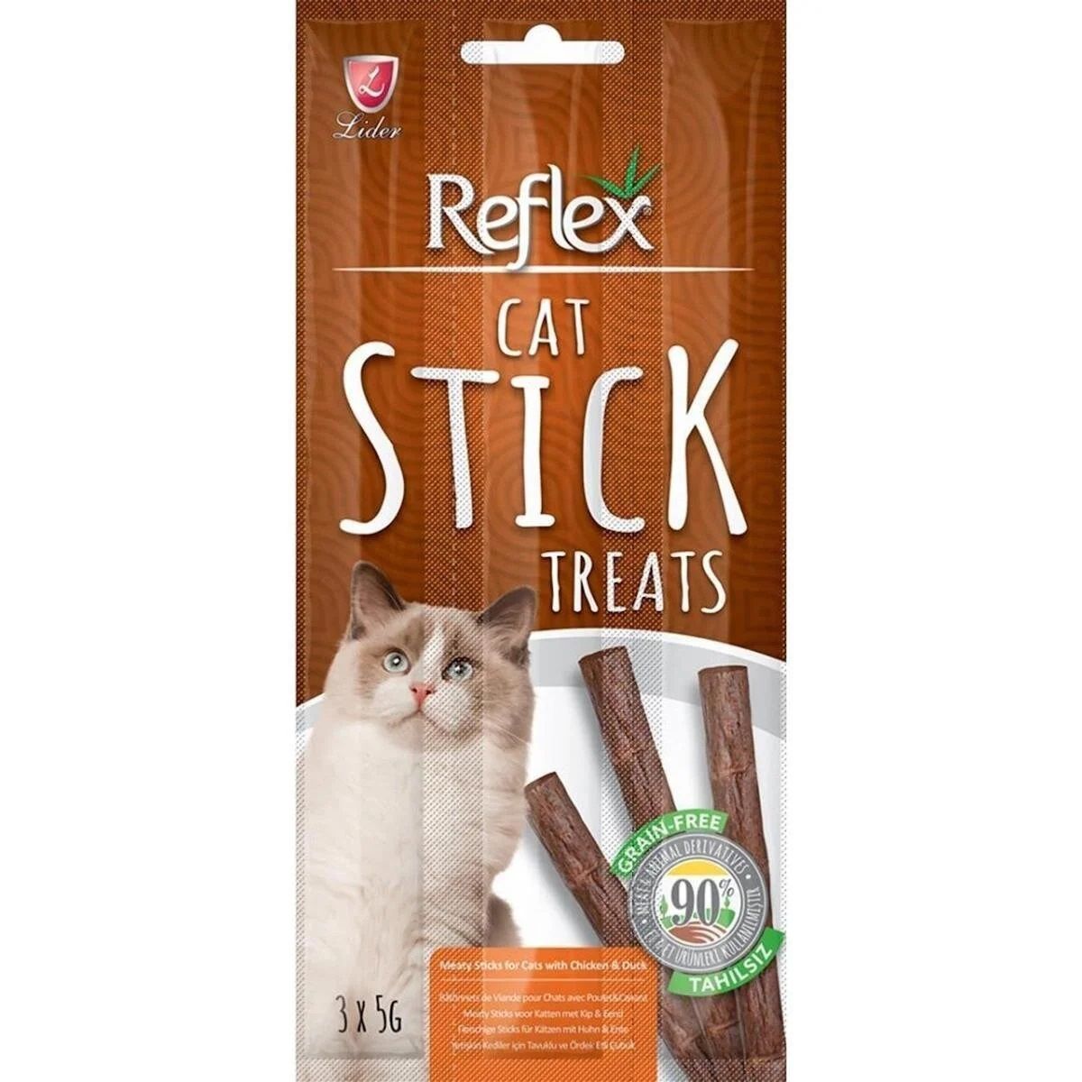 Reflex Kedi Ödül Çubuğu Tavuk&Ördek 3x5gr
