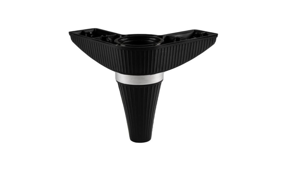 Liz Plastik Line Ayak Siyah Krom 140mm