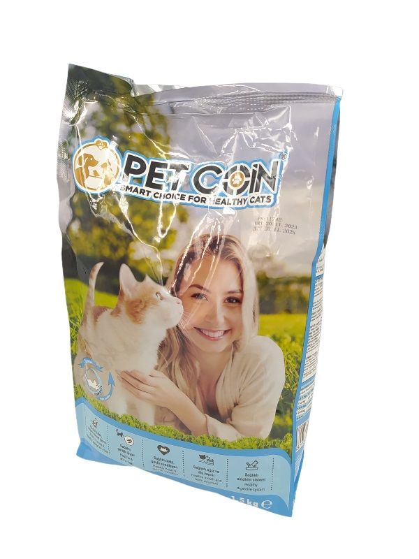 Petcoin Kedi Maması Somonlu 1.5kg