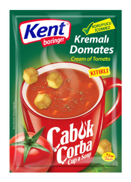 Kent Boringer Çabuk Çorba Kremalı Domates 22gr