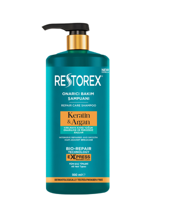 Restorex Keratin Argan Şampuan 900 ml