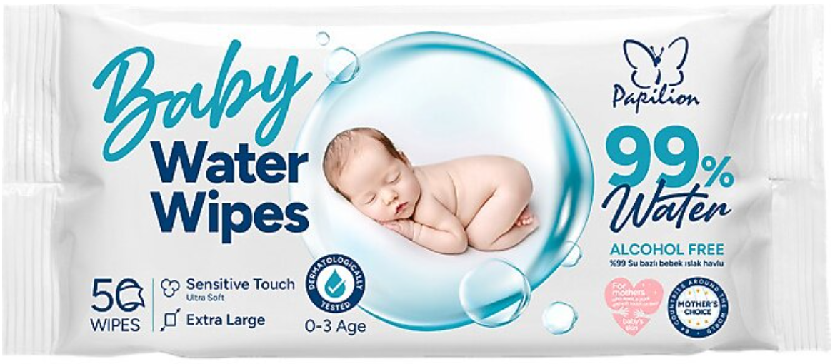 Papilion Islak Mendil Bebek 50 li