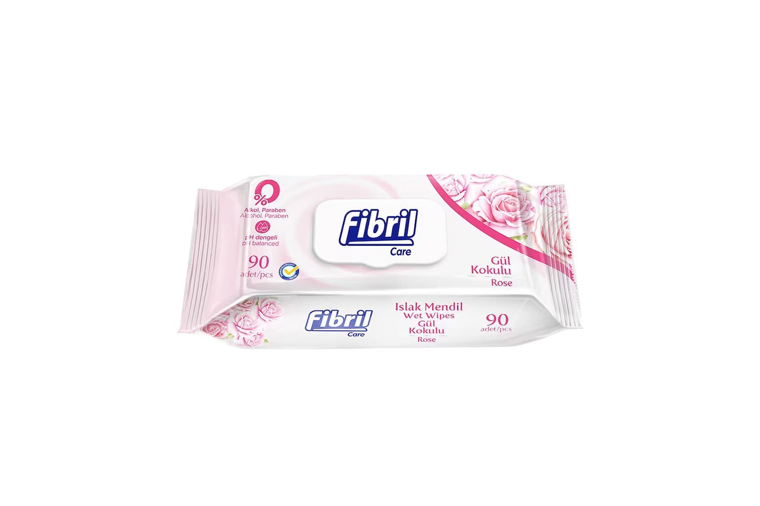 Fibril Islak Mendil 90 lı Gül