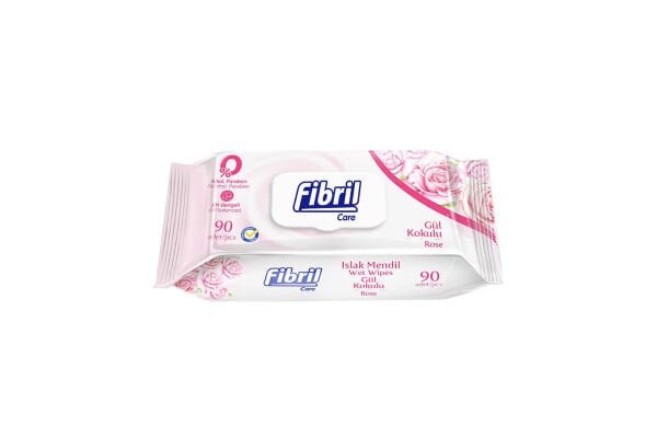 Fibril Islak Mendil 90 lı Gül