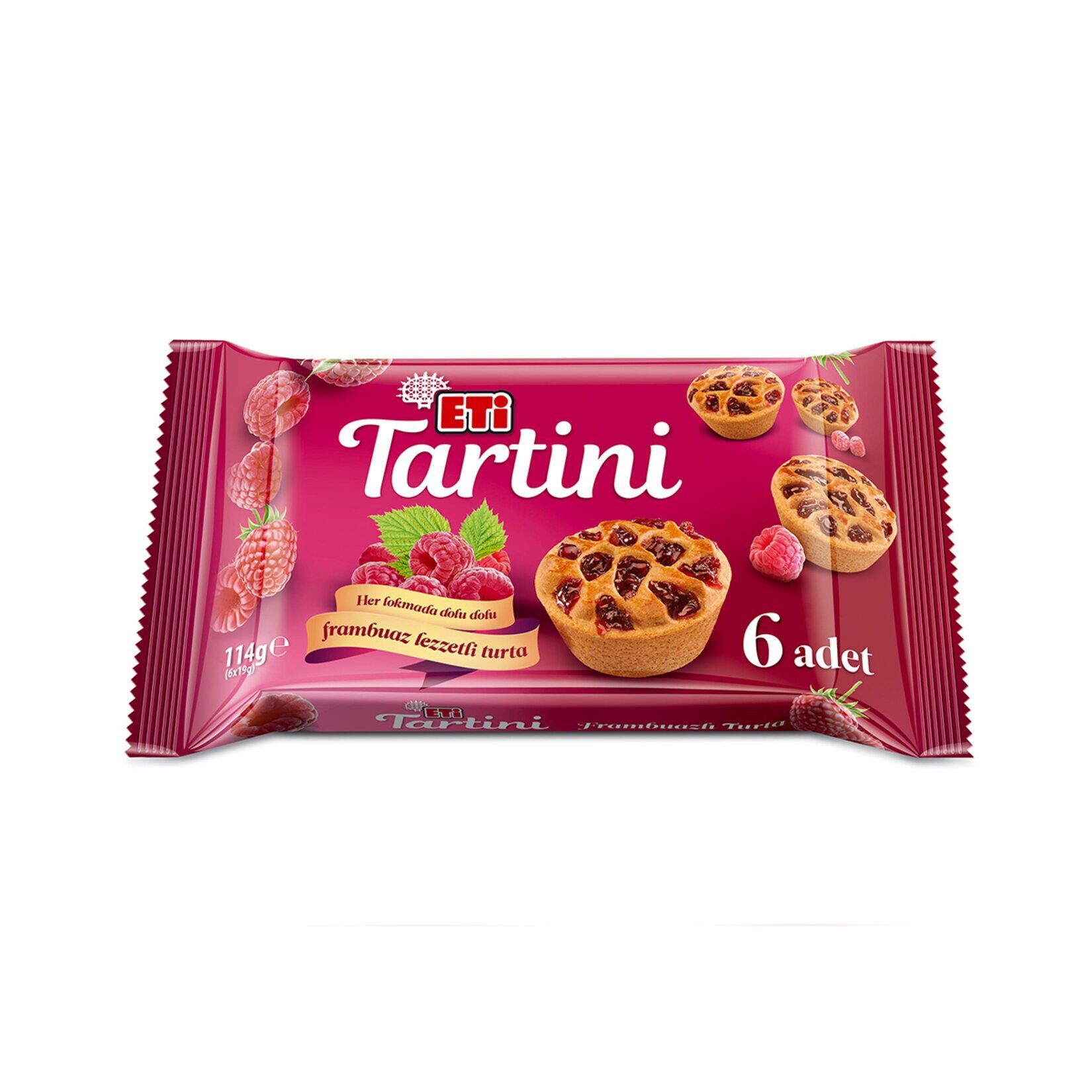 Eti Tartini Frambuaz Lezzetli Turta 114gr
