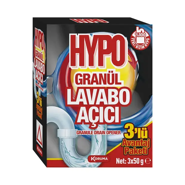 Hyper Active Granül  Lavabo Açıcı 3*50gr