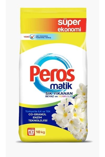 Peros Matik Sık Yıkananlar Yasemin Çiçeği 10kg