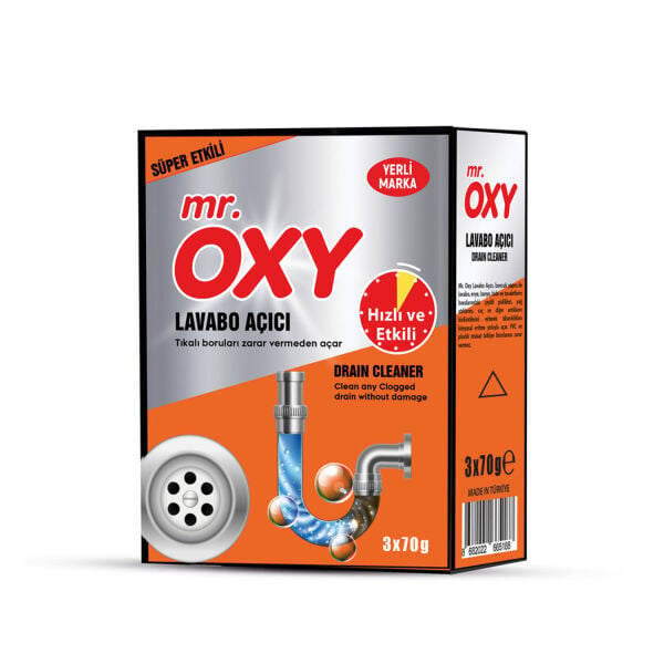 Mr Oxy Lavabo Açıcı 3x70gr