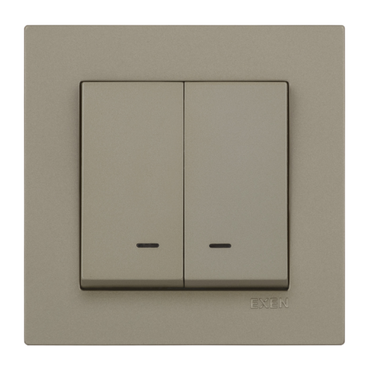 Exen Karell Blisterli Titanyum Işıklı Komütatör