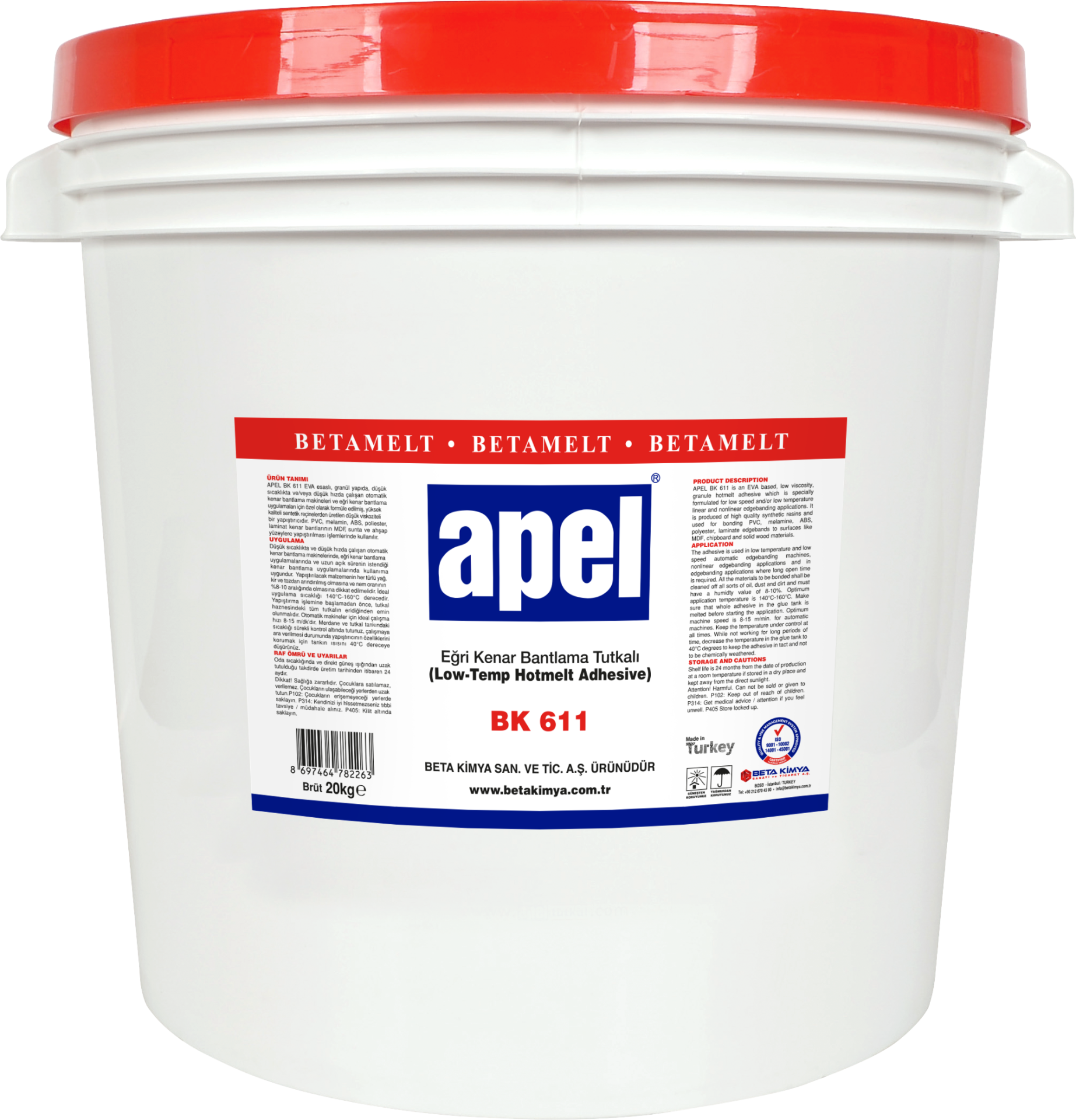 Apel BK611 Hotmelt Tutkal 20kg