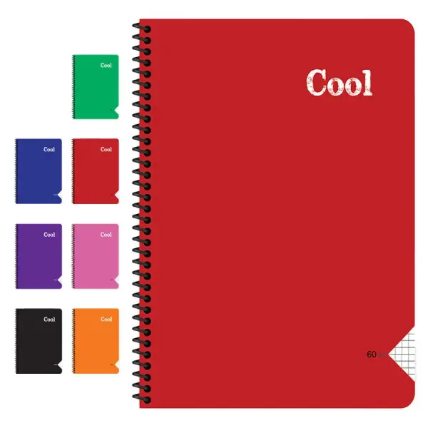 Keskin A4 Çizgili Pp Spr.Cool Defter 72 Yp.