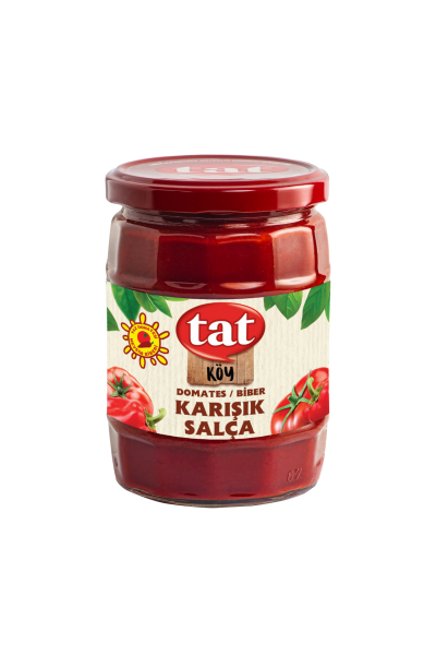Tat Köy Karışım Salça Tatlı Cam 560g