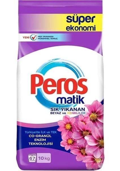 Peros Matik Sık Yıkananlar Yıldız Çiçeği 10kg