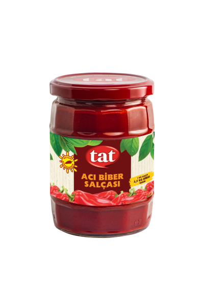 Tat Acı Biber Salça Cam 550gr