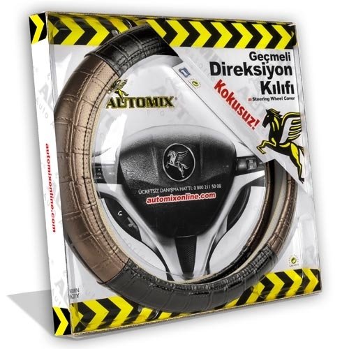 Automix Direksiyon Kılıfı Bakır Kare 3082