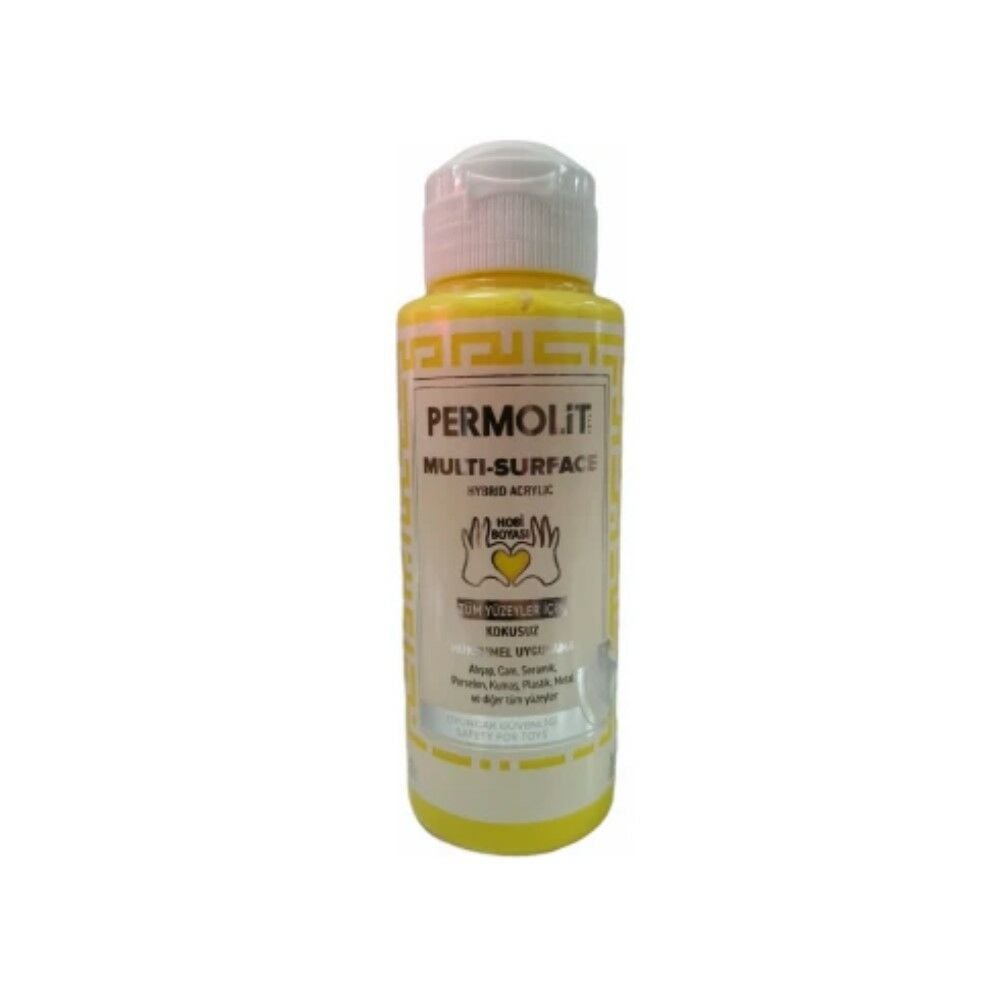 Permolit Multi Surface Hobi Boyası Açık Sarı 120ml