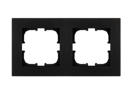 Exen Karell Siyah İkili Çerçeve