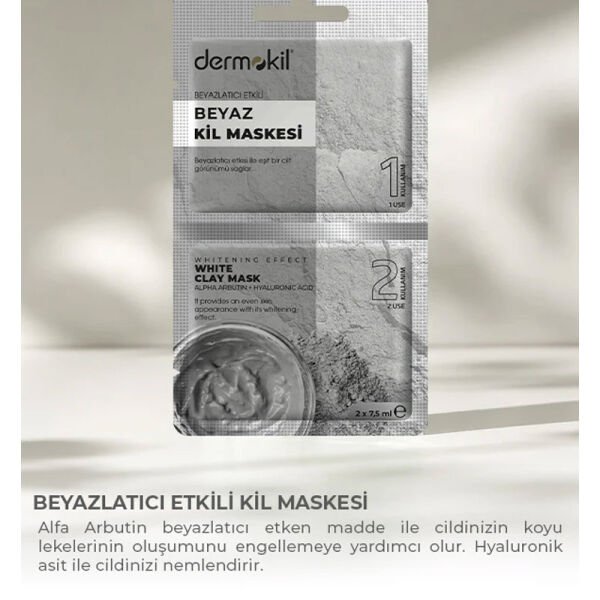 Dermokil White Clay Maske 7,5*2ml