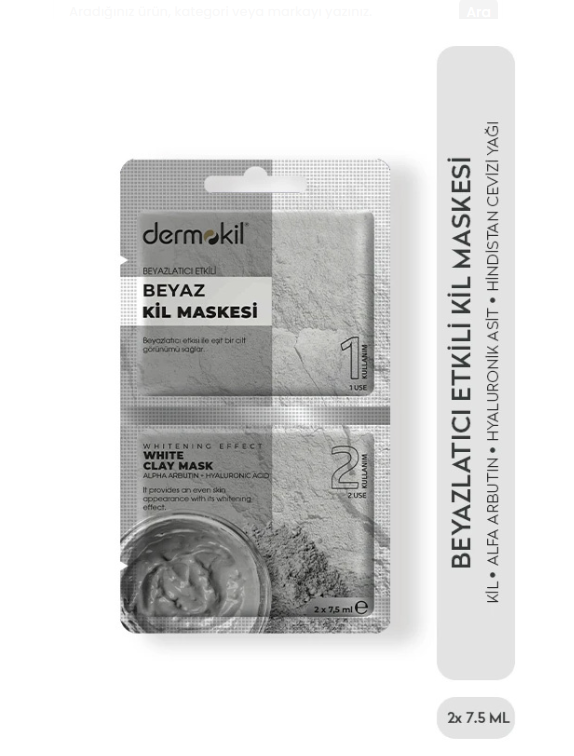 Dermokil White Clay Maske 7,5*2ml