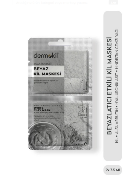 Dermokil White Clay Maske 7,5*2ml