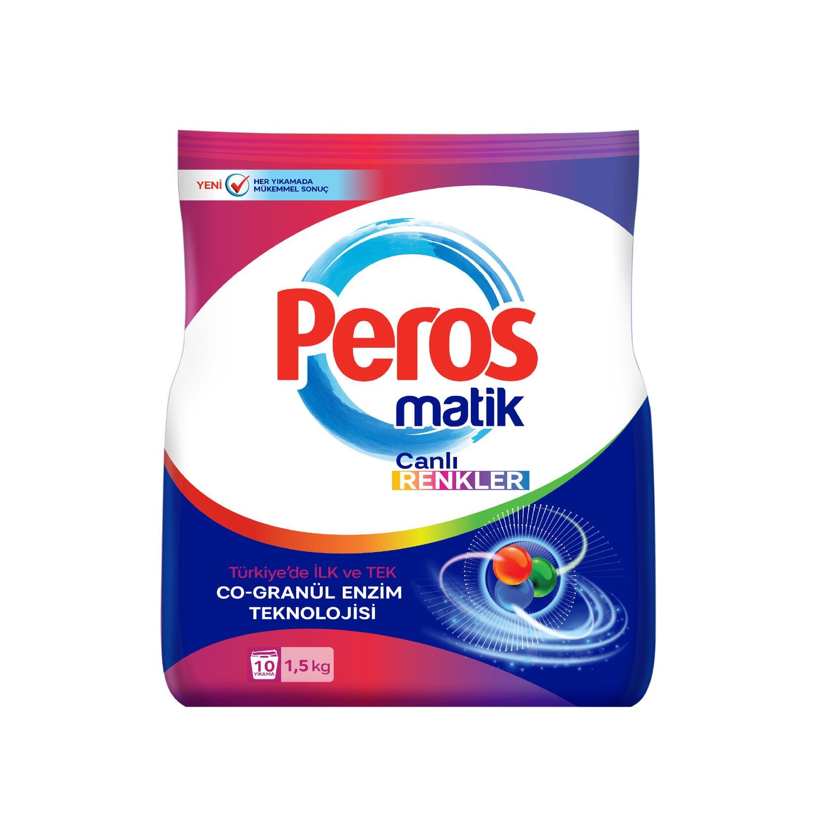 Peros Matik Canlı Renkler 1,5kg