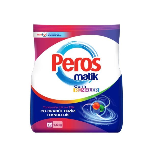 Peros Matik Canlı Renkler 1,5kg