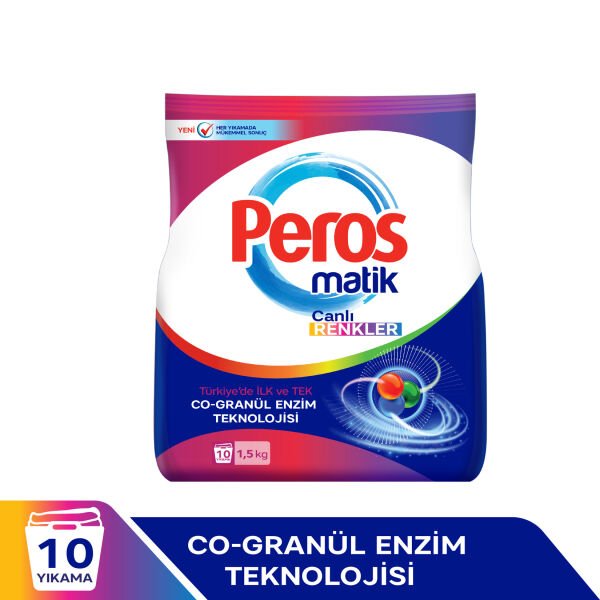 Peros Matik Canlı Renkler 1,5kg