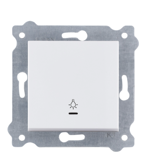 Exen Karell Blisterli Beyaz Işıklı Light Anahtarı